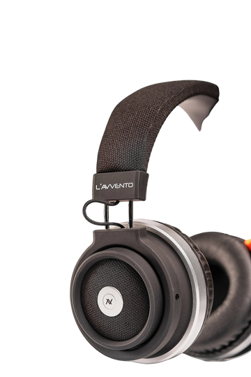 L'avvento Wireless Headphone, Bluetooth 5.0 Headphone,With Metal band and 40mm Speaker size, Padded Leather headband And PU earmuffs. Black
