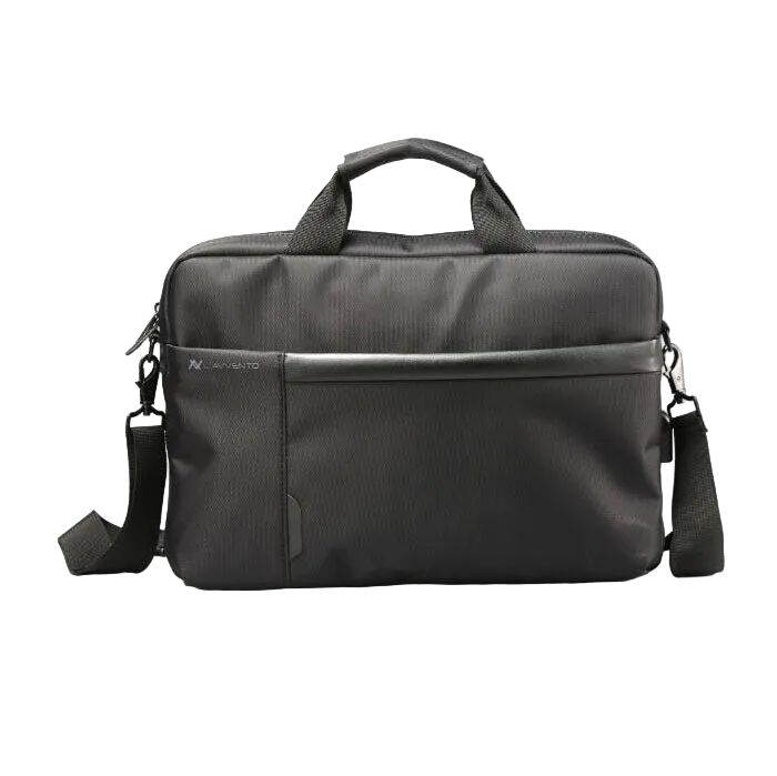 L'avvento Laptop Office Bag, 15.6" Black with L'avvento linning with USB socket at side, With two bubble padding at two corner, With Laptop compartment