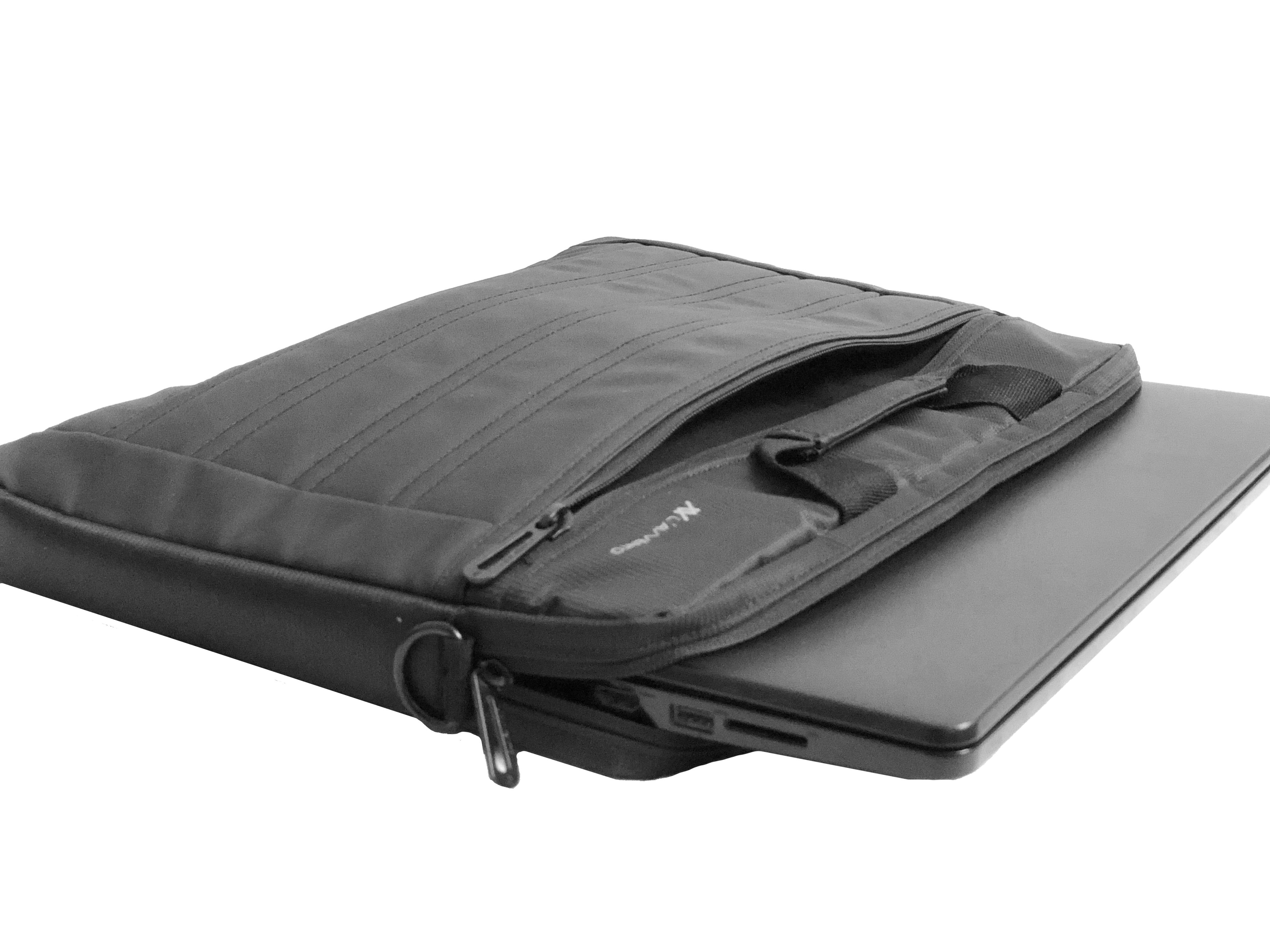 L'avvento Laptop Slim Shoulder Bag, 15", Black