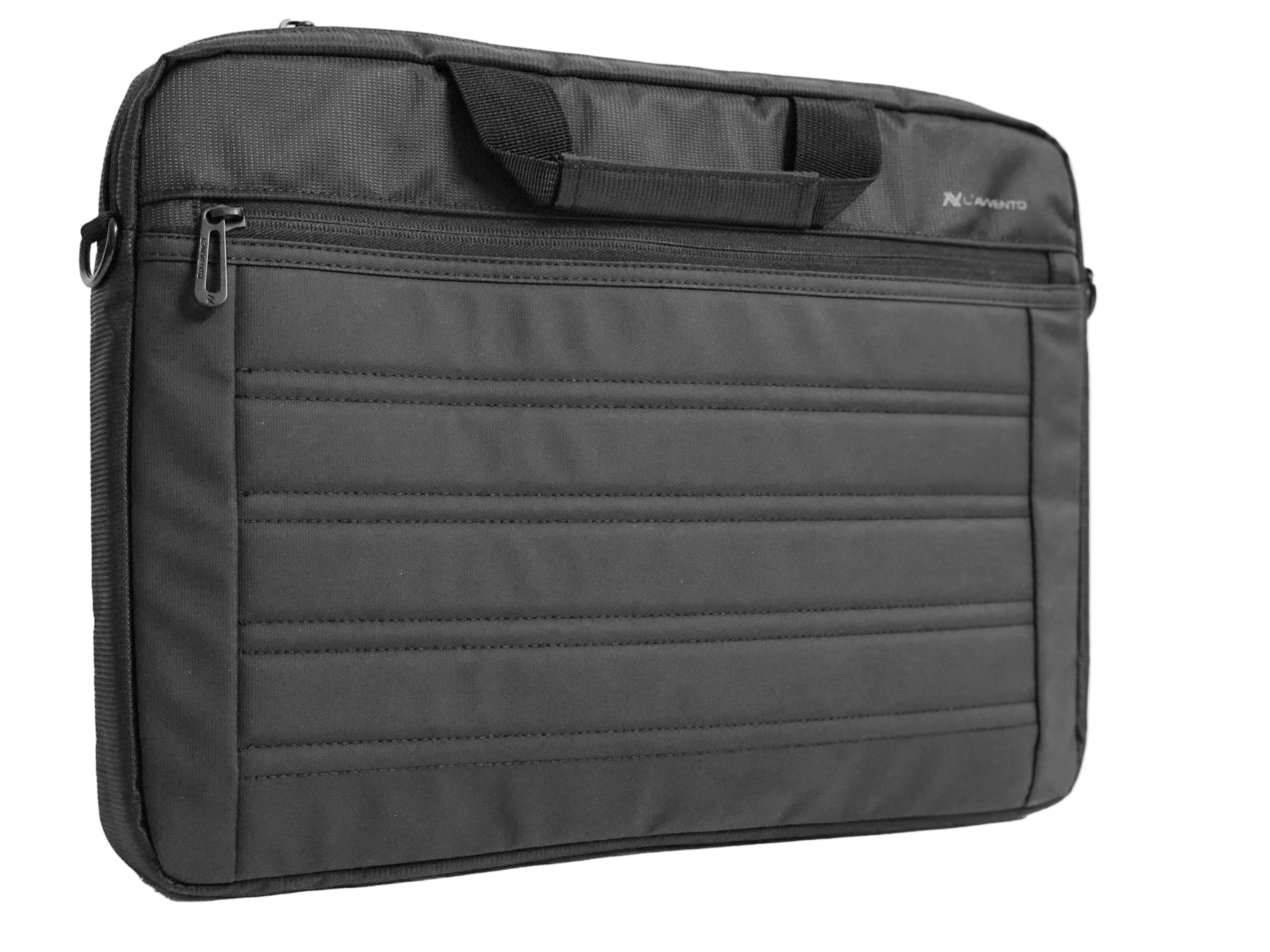 L'avvento Laptop Slim Shoulder Bag, 15", Black
