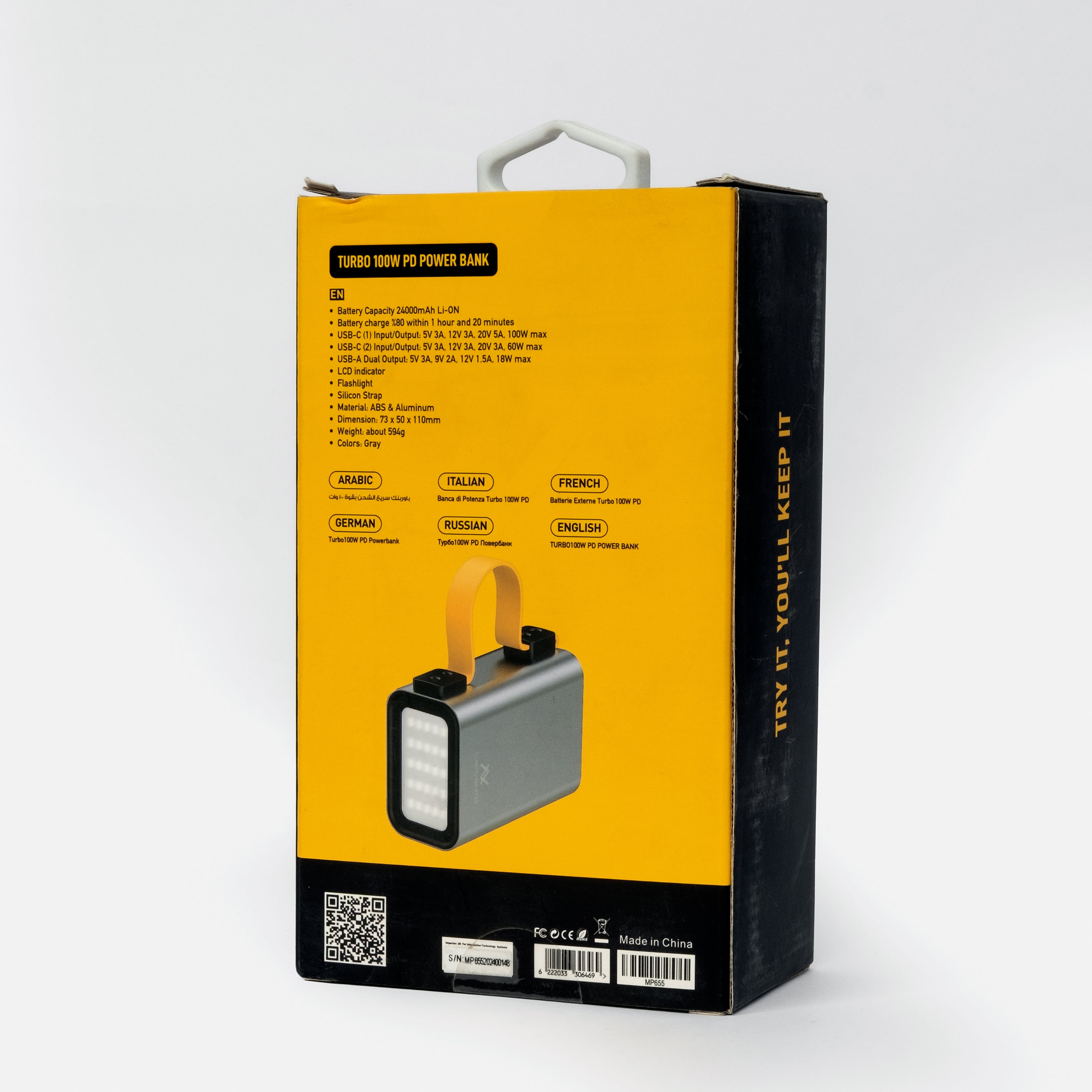 L'AVVENTO Power Bank 24000 mAh,