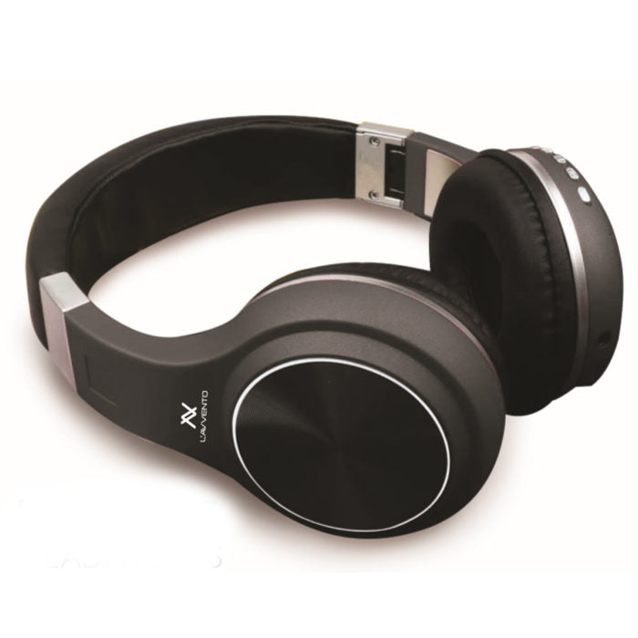 L'avvento Folding Bluetooth Headphone ,Stereo High Quality BT , With 40mm Speaker Driver With Microphone- Black Color