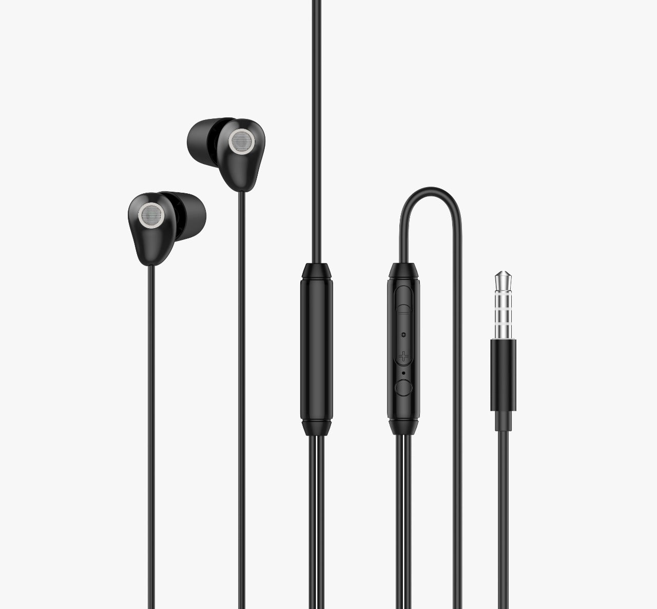 L'avvento Sleeping earphone with Mic, 3.5mm, with Volume Control Black