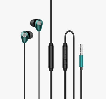 L'avvento Sleeping earphone with Mic, 3.5mm, with Volume Control Blue