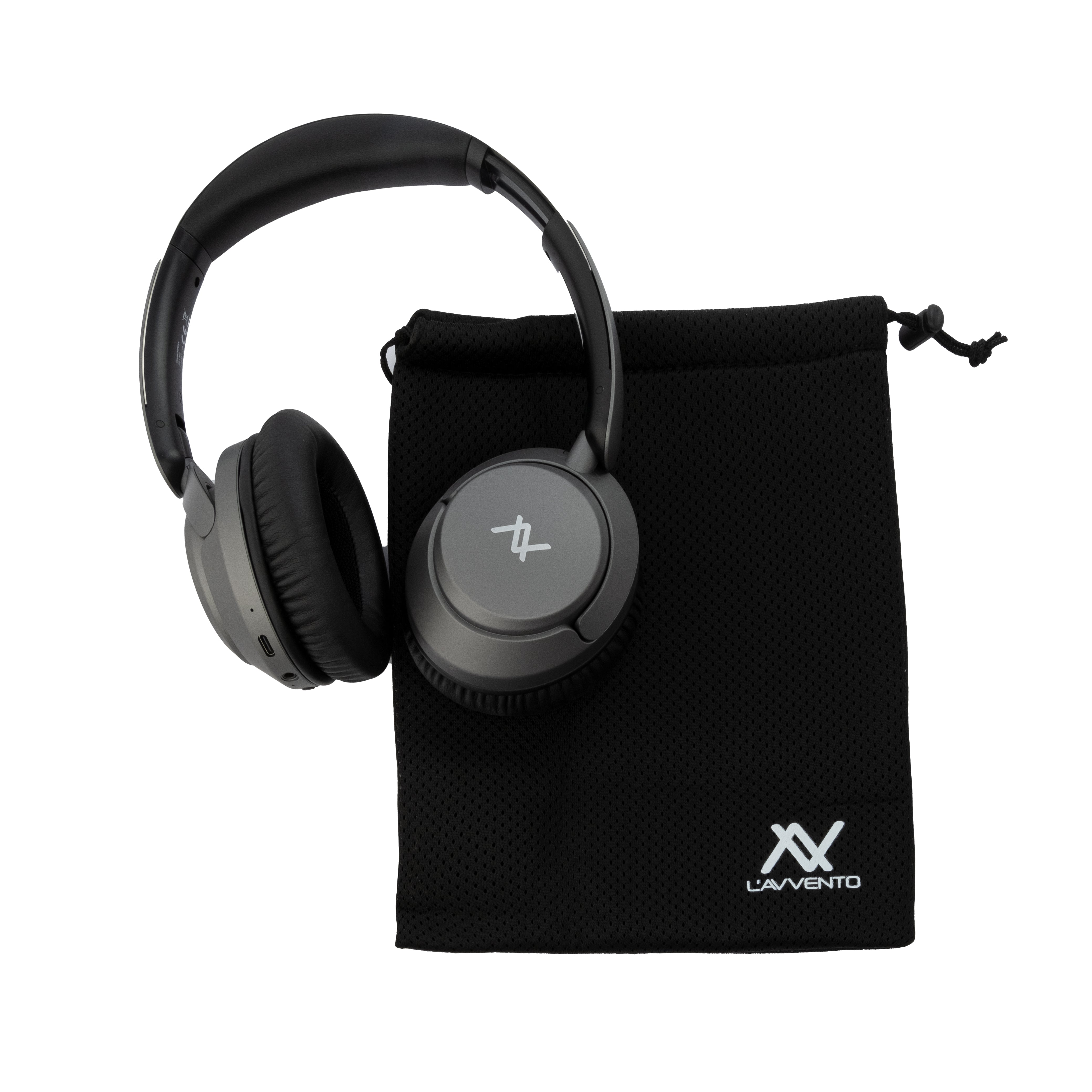 L'avvento ANC Wireless Headphone, Bluetooth 5.3, Battery 300 MAh, Gray