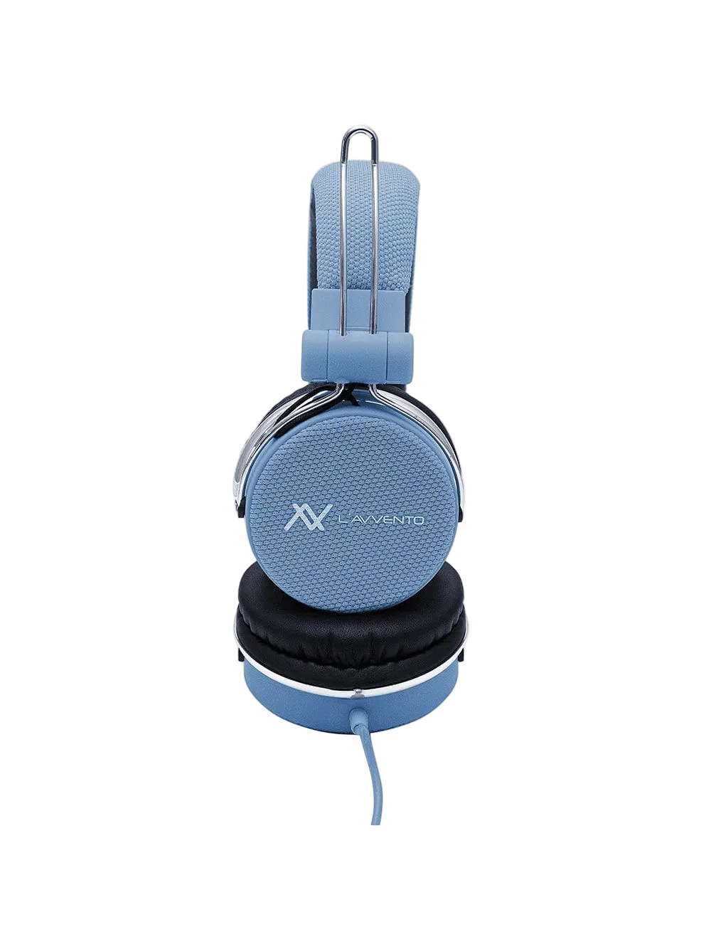L'avvento Headphone , New Design 3.5mm Stereo Golden plug and High Quality 1.5M cable, With 40mm Speaker Driver - Blue