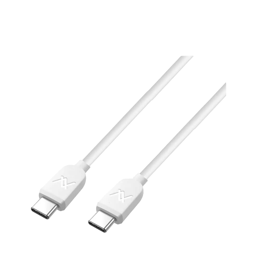 L'AVVENTO PD Fast Charging Cable, USB-C to USB-C, 60W 5A 1M, White