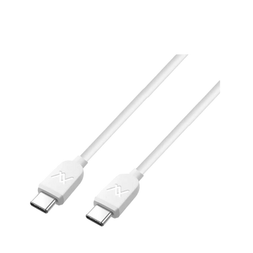 L'AVVENTO PD Fast Charging Cable, USB-C to USB-C, 60W 5A 1M, White