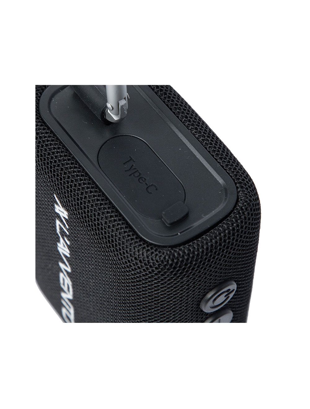 L'avvento Waterproof Speaker IPX7, 5.5W, 1500mAh, TWS, Voice Assistance, Metal Carabiner, Black